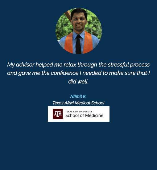 MedSchoolCoach Advising Student Testimonial