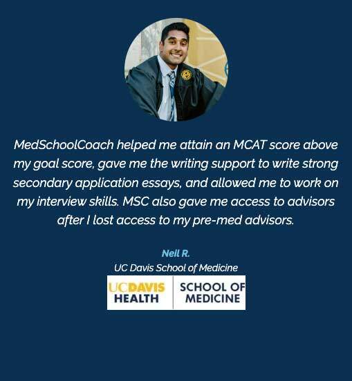 MedSchoolCoach Advising Student Testimonial